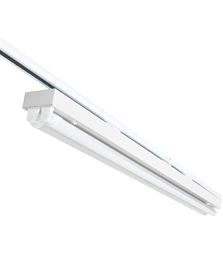 Amazon | ライティングレール照明器具2灯式トラフ型 ライティングバー